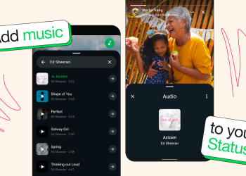 WhatsApp introduces music-sharing feature for Status updates.