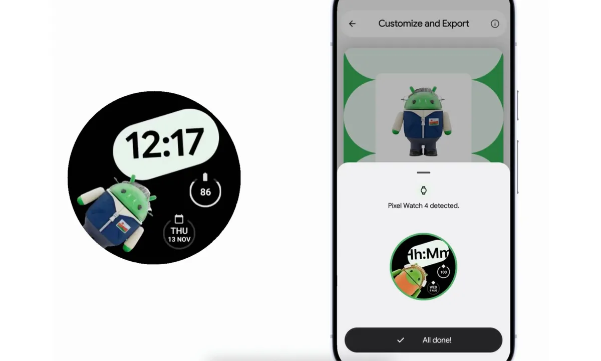 Androidify Lets You Turn Your Custom Bot Into a Smartwatch Face